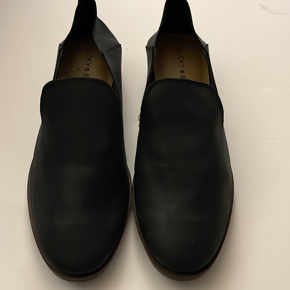 Lucky Brand Womens Black Cahill Loafers Size 7.5M/38